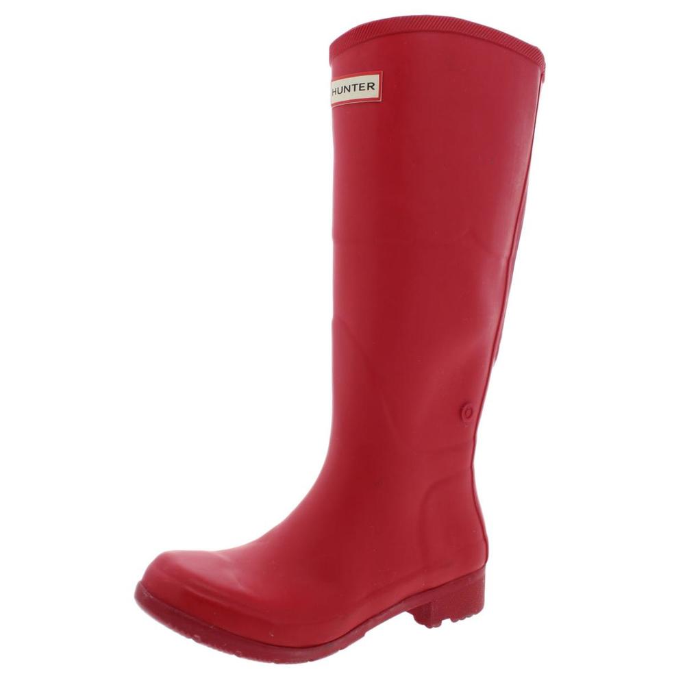 Hunter for Target Red Women's Tall Rain Boots With Back Zipper